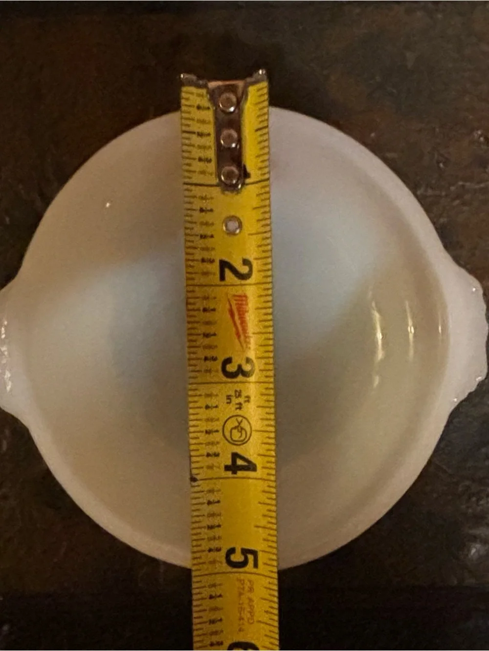 Vintage Anchor Hocking Fire King Milk Glass Cereal Bowl